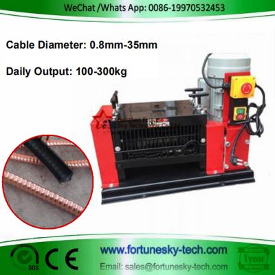 Cable Stripping Machine For Scrap Copper Recycling (кабели для улавливания медных отходов)